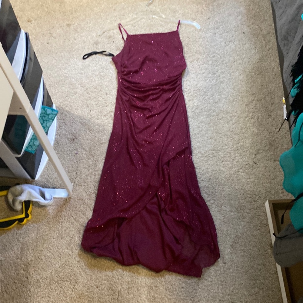 Red sparkly womens dress size small